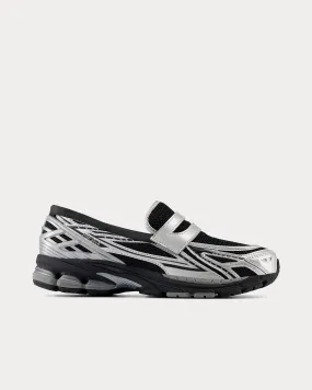 1906L Silver Metallic / Black Loafers