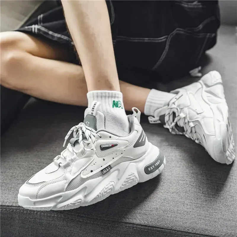 2024 Trendy & Comfortable Breathable Mesh Sneakers – Summer Hot-Sale Casual Shoes for Men with Thick Outsoles