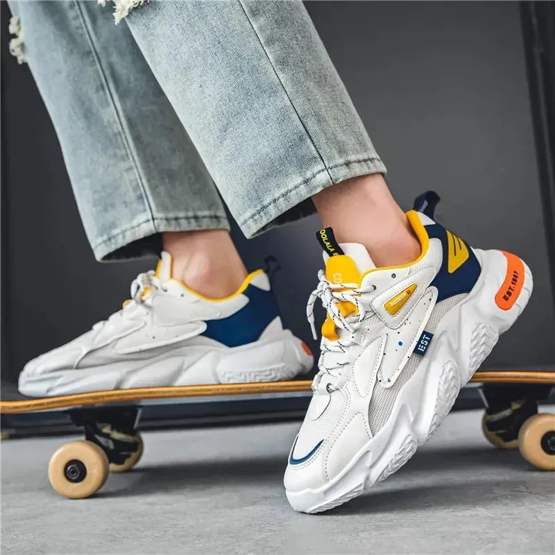 2024 Trendy & Comfortable Breathable Mesh Sneakers – Summer Hot-Sale Casual Shoes for Men with Thick Outsoles
