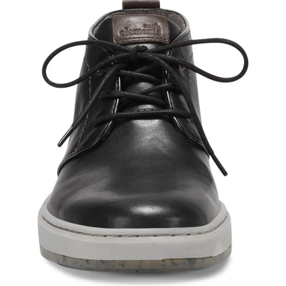 Abound Black Leather Mens Earth Elements Chukka Boot