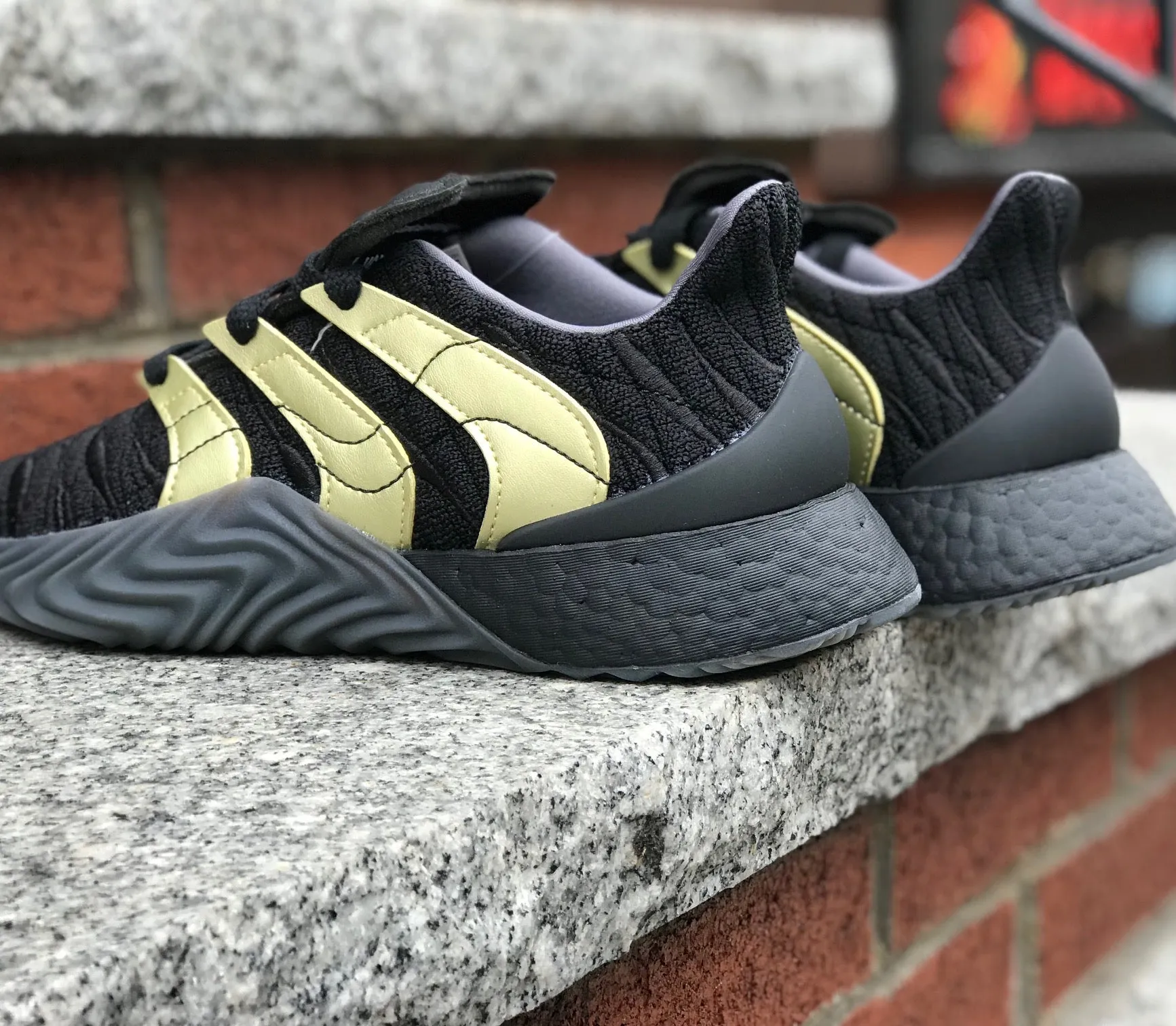 Adidas Sobakov Boost Black Gold Carbon D98155