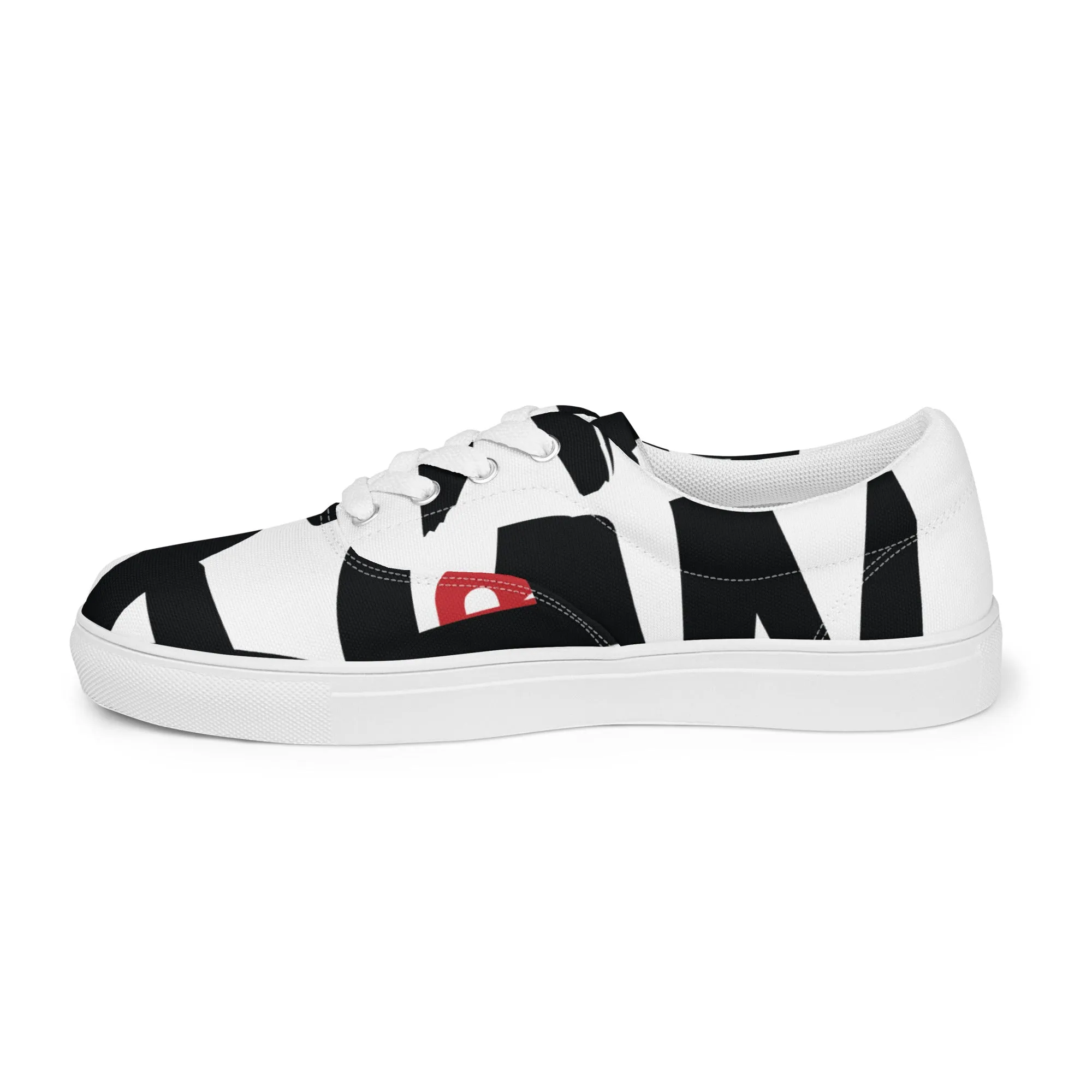 AFRICAN SAMURAI Women’s Lace-Up Canvas Shoes