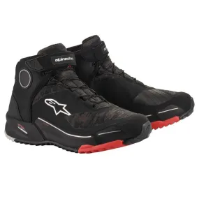 Alpinestars CR-X Drystar Riding Shoes Black / Camo / Red