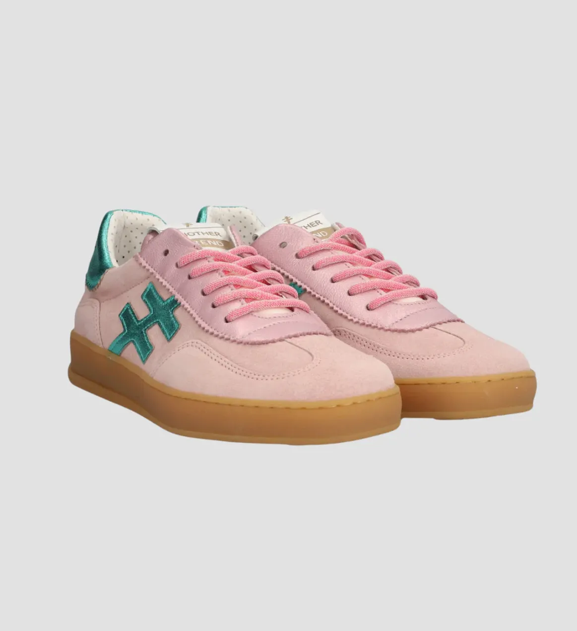 Another Trend - [A0321166 Rose]Pink and Turquoise Trainer