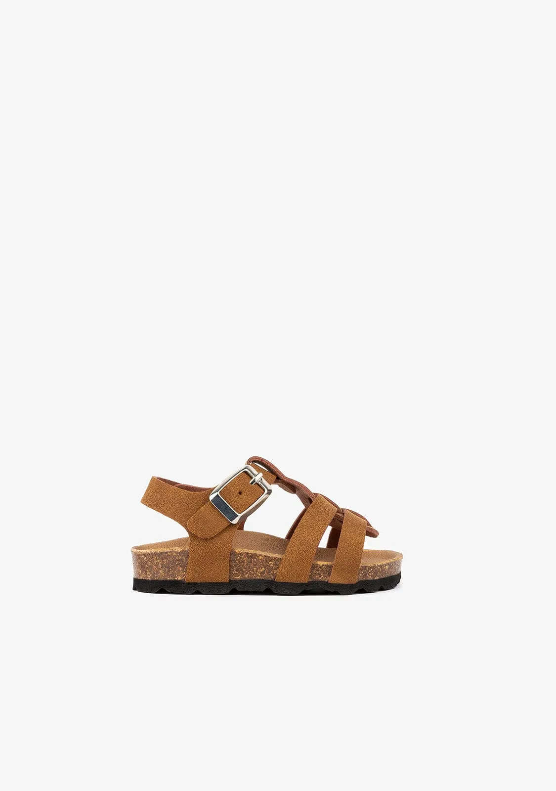 Baby's Brown Strappy Bio Sandals