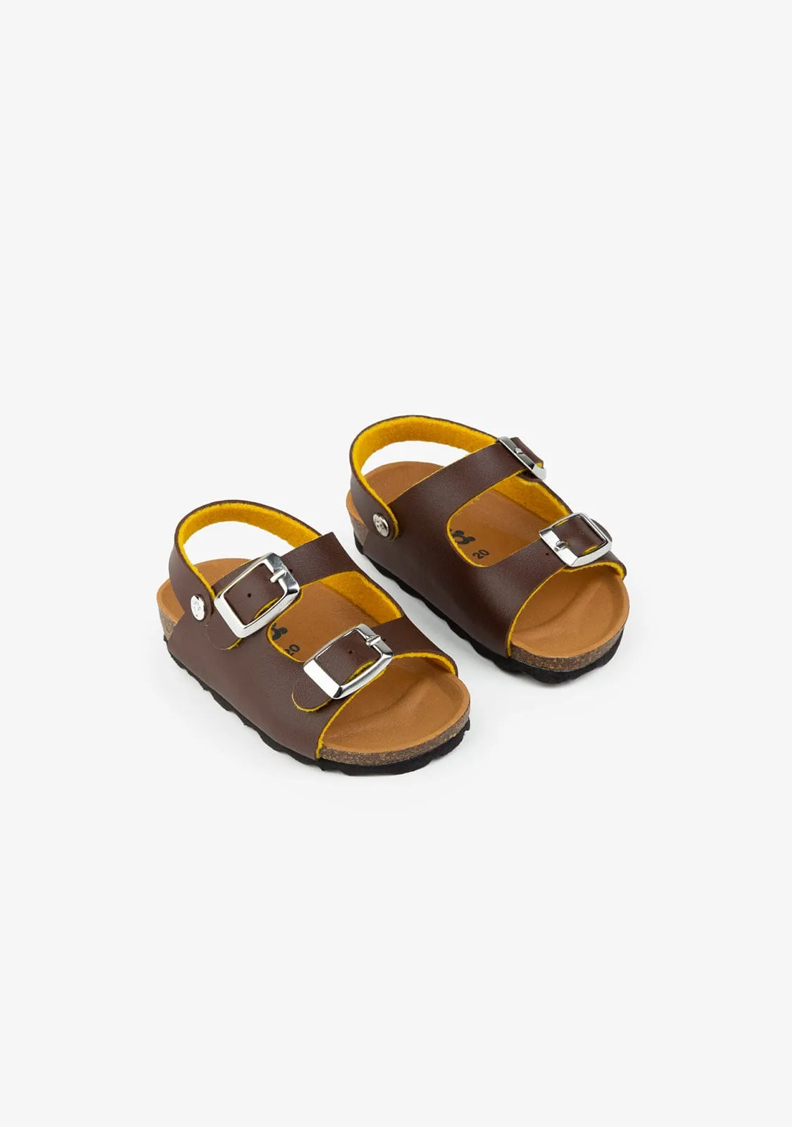 Baby's Brown Synthetic Bio Sandals