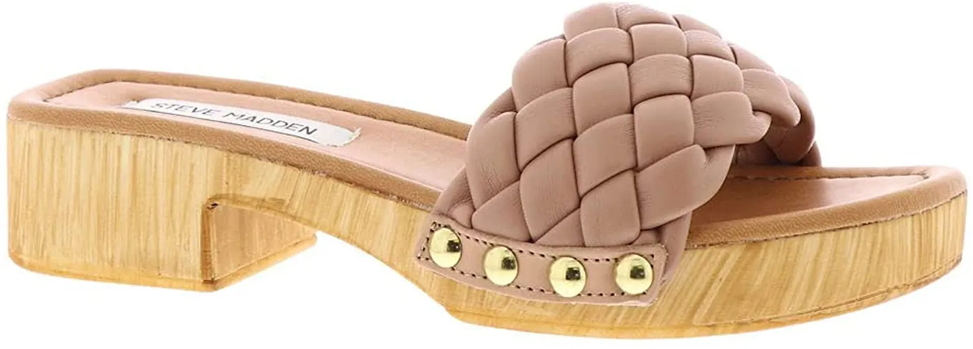 Bennet Slide Sandals in Tan