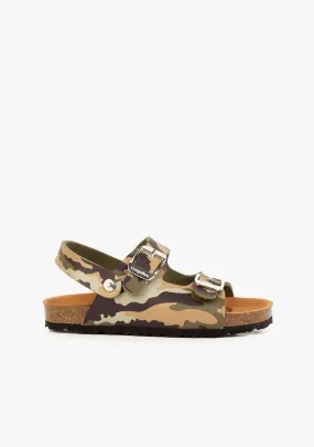 Boy's Camouflage Bio Sandals