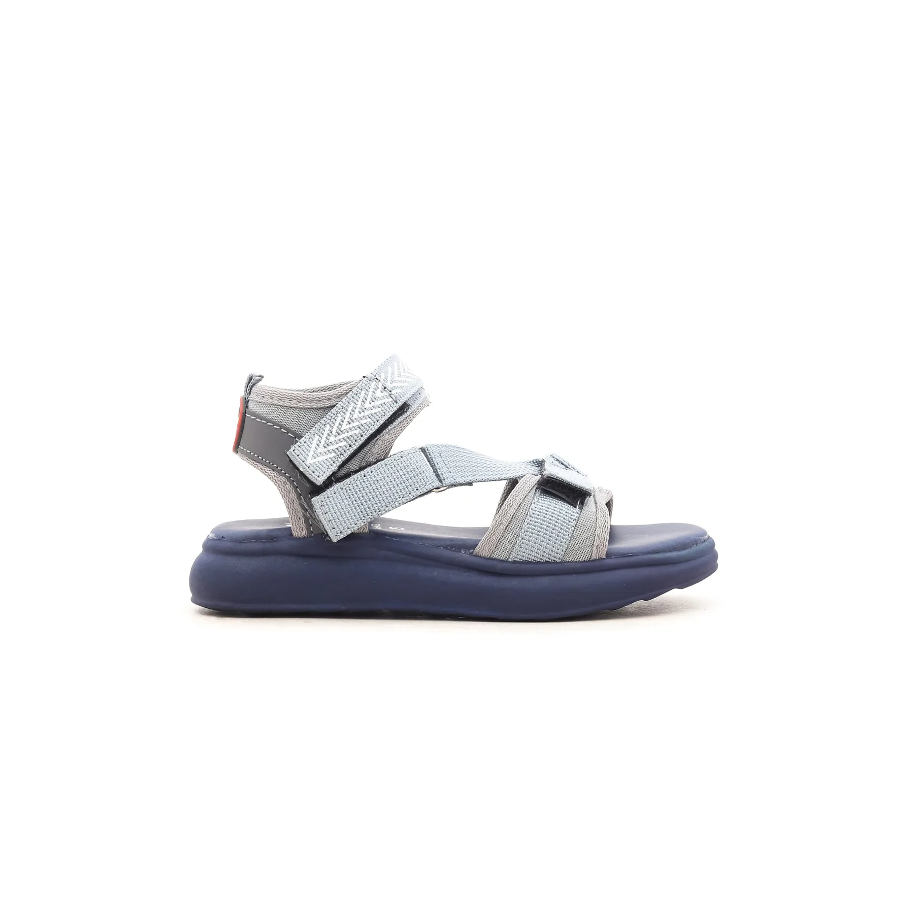 Boys Grey Casual Sandal KD9432