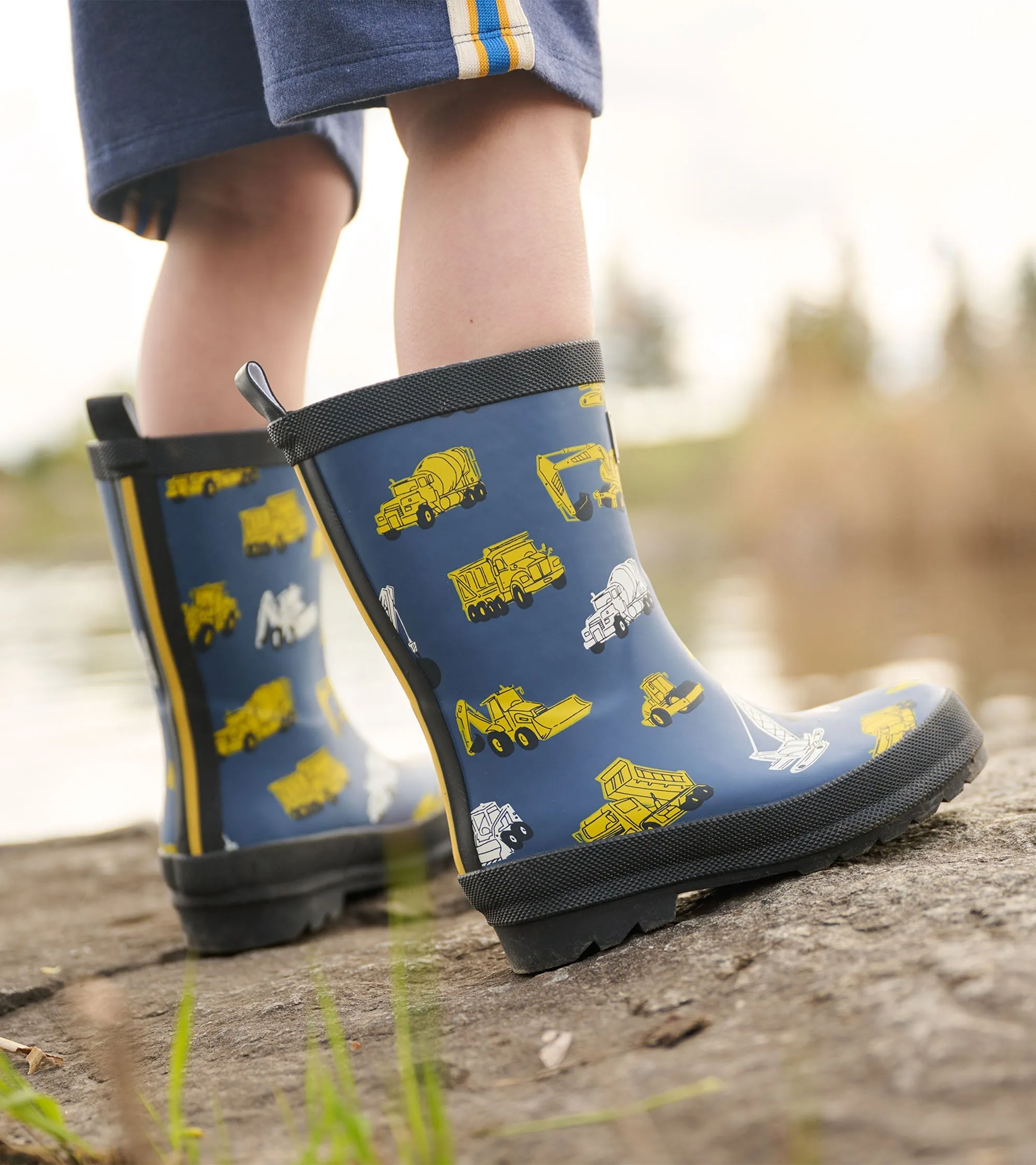 Boys Under Construction Matte Wellies