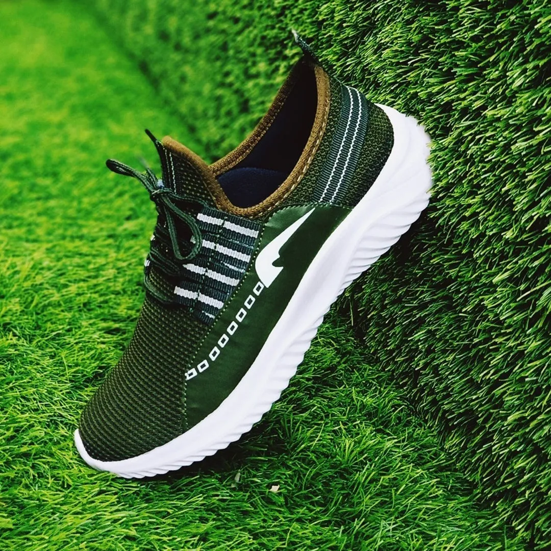 Breathable Mesh Sneakers-Green