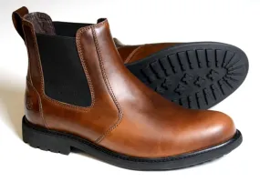 BRECON Mens Country Boots - Elk brown leather by Orca Bay