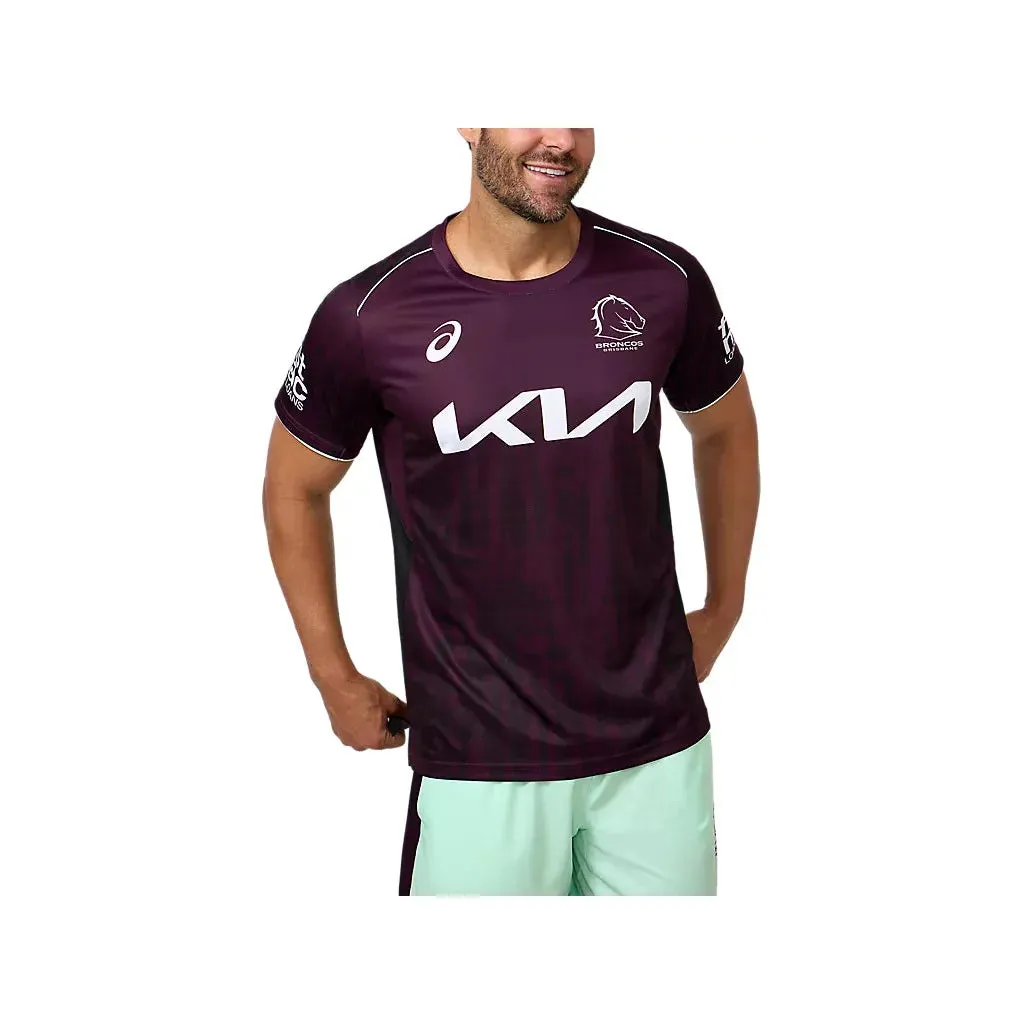 Brisbane Broncos 2025 Mens Training Tee