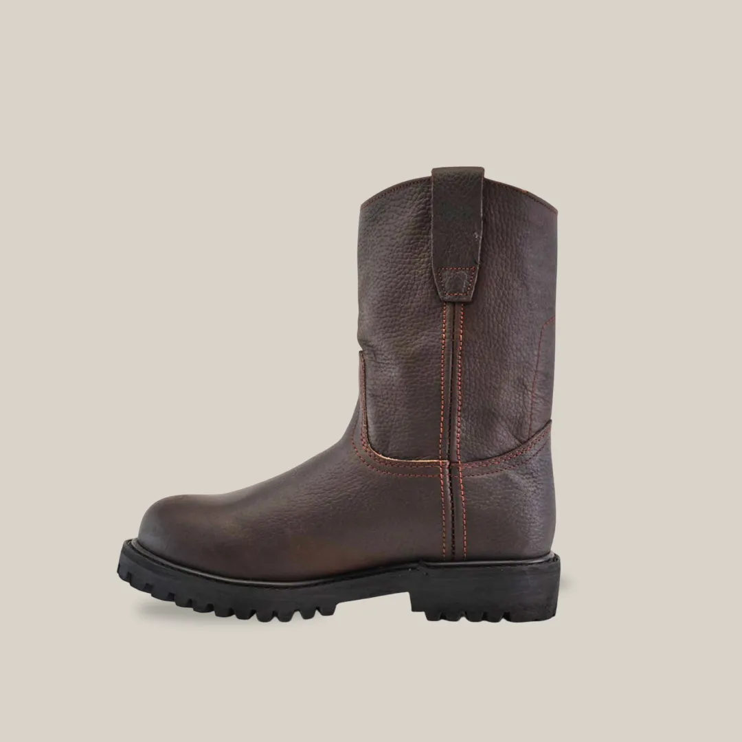 Brown Roper - Tractor Sole - Soft Toe