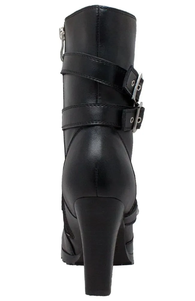 Buckle Boot with Heel