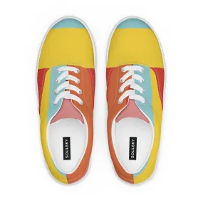 COLORFUL Men’s Lace-Up Canvas Shoes