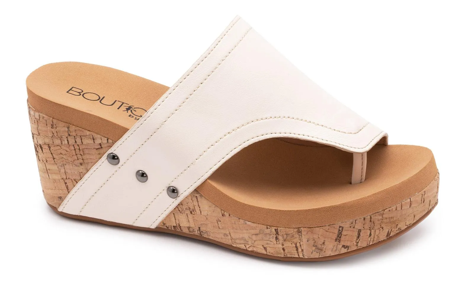 Corkys Flirty Wedge-Ivory