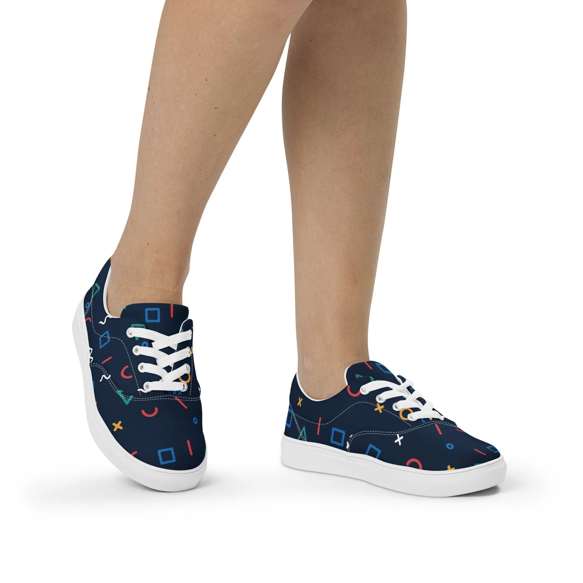 COSMIC Women’s Lace-Up Canvas Shoes