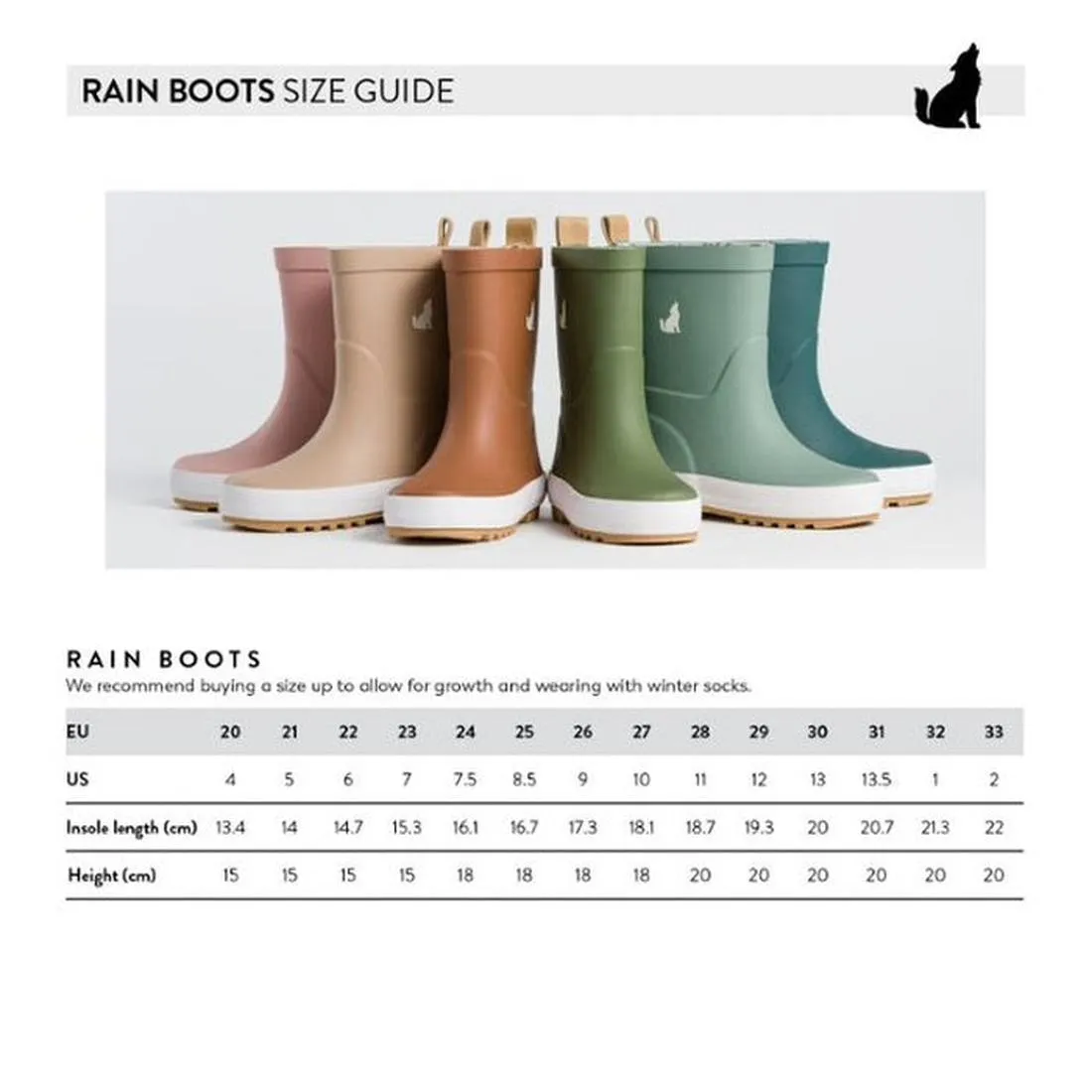 CryWolf Rain Boots Black