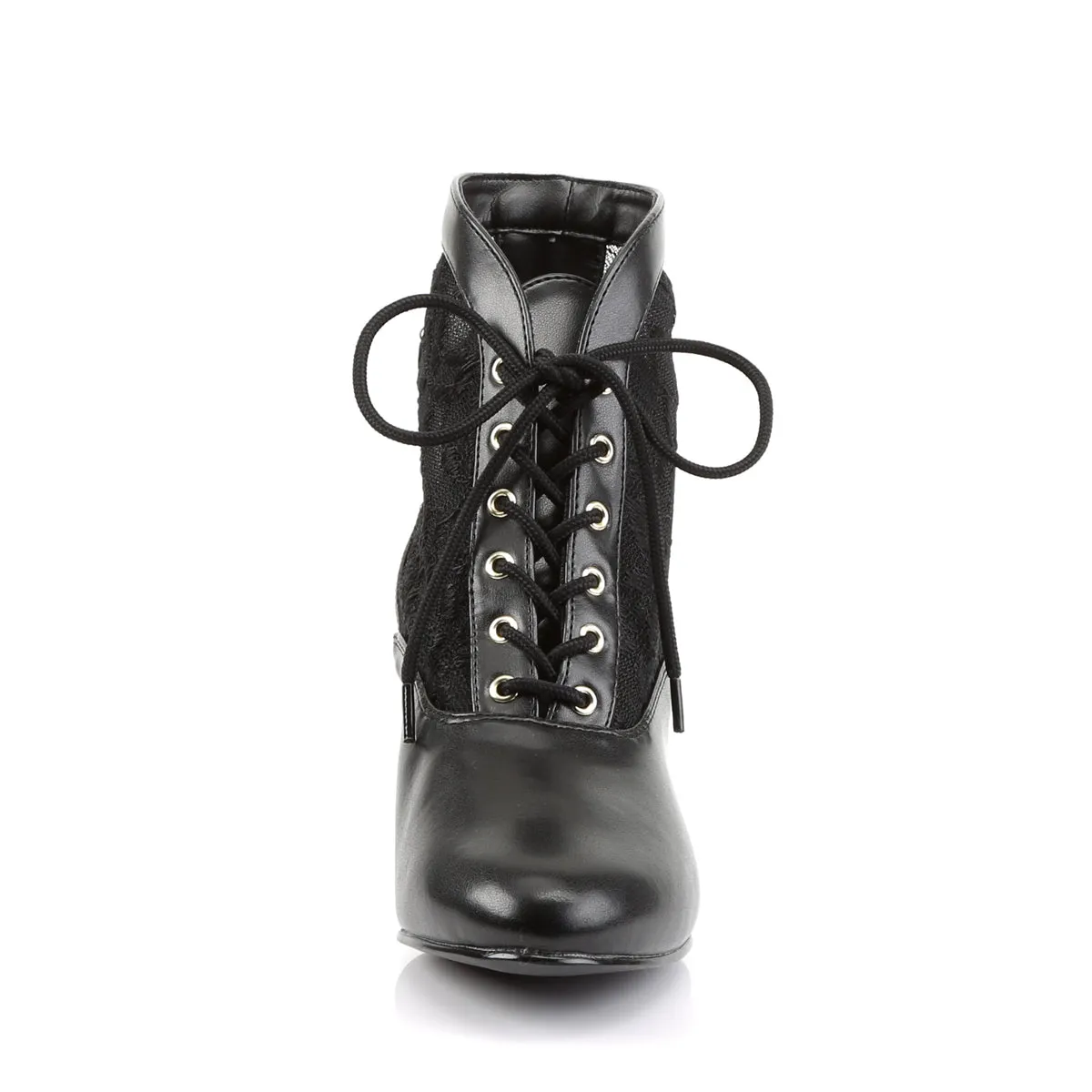 DAME-05 Funtasma Black PU Fancy Dress Women's Boots (Fantasy Footwear)