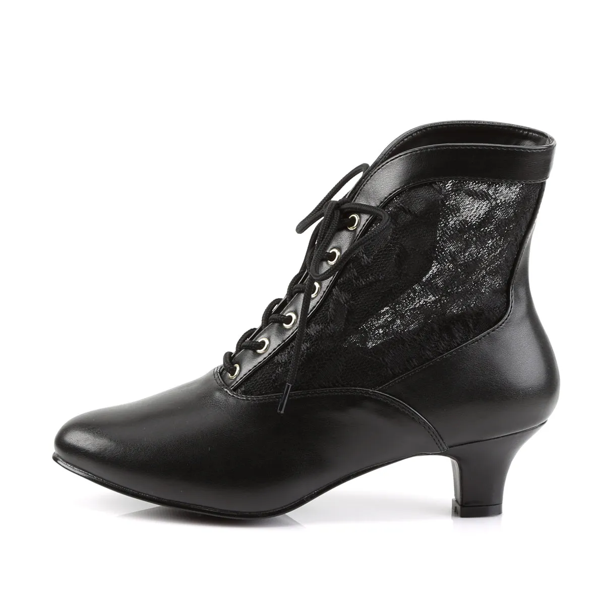 DAME-05 Funtasma Black PU Fancy Dress Women's Boots (Fantasy Footwear)