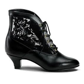 DAME-05 Funtasma Black PU Fancy Dress Women's Boots (Fantasy Footwear)