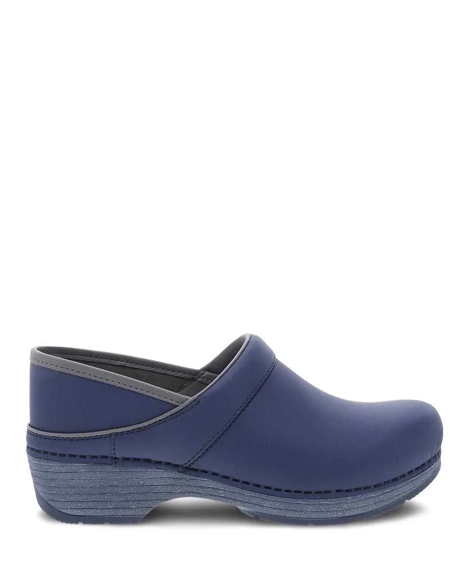 Dansko Women's LT Pro Leather Clogs- Indigo Smooth