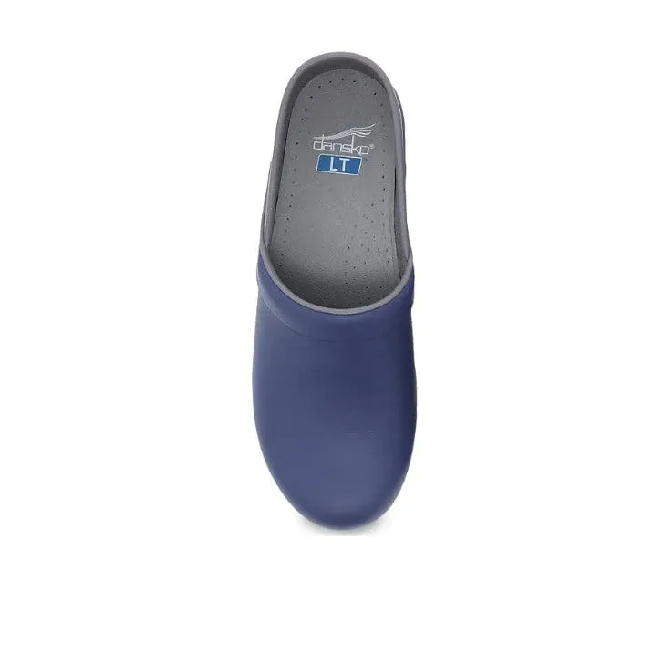 Dansko Women's LT Pro Leather Clogs- Indigo Smooth