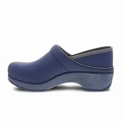 Dansko Women's LT Pro Leather Clogs- Indigo Smooth