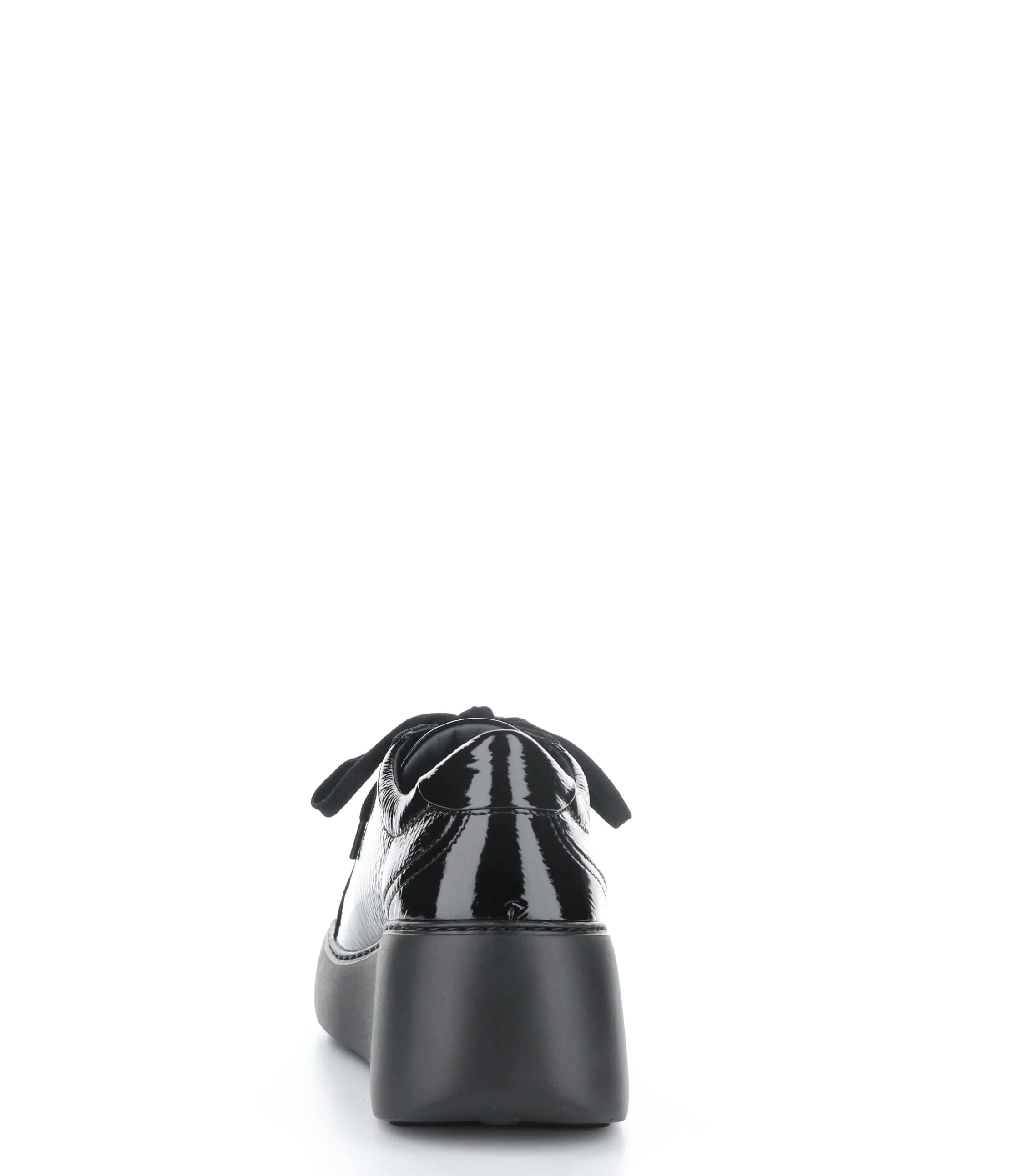DILE450FLY BLACK Round Toe Trainers|DILE450FLY Baskets �� Lacets in Noir