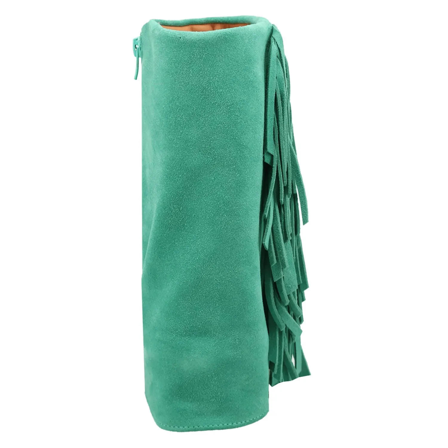 Dingo Womens Marlie Green Suede Cowboy Boots