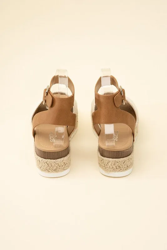 Espadrille Low Wedge Sandals