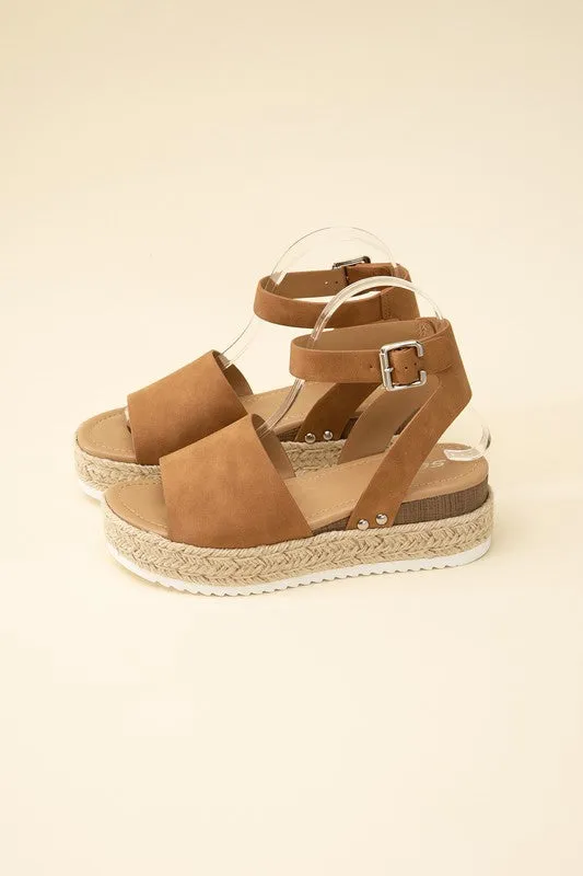Espadrille Low Wedge Sandals