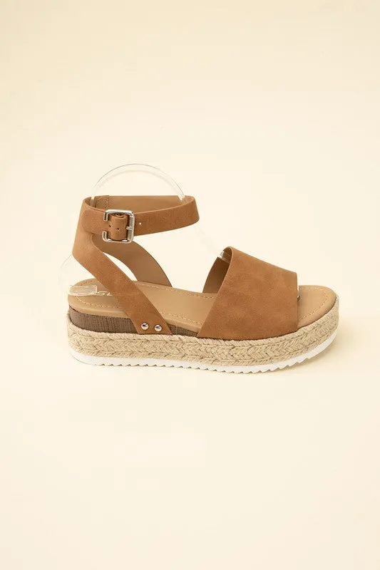Espadrille Low Wedge Sandals