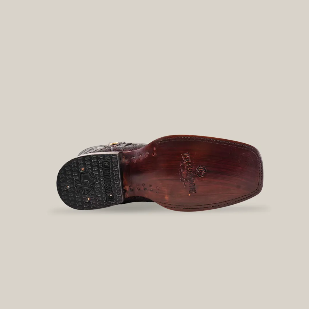 Exotic Stingray - Wine - Rodeo Toe