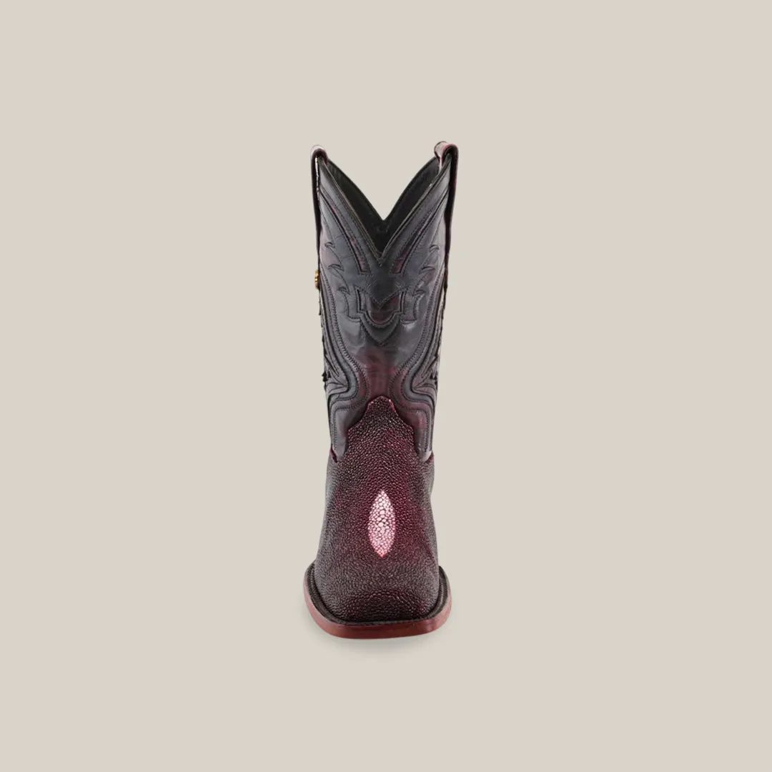 Exotic Stingray - Wine - Rodeo Toe