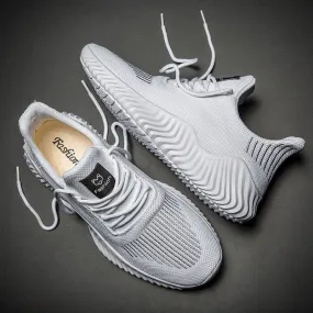 Fashion Running Shoes Breathable White