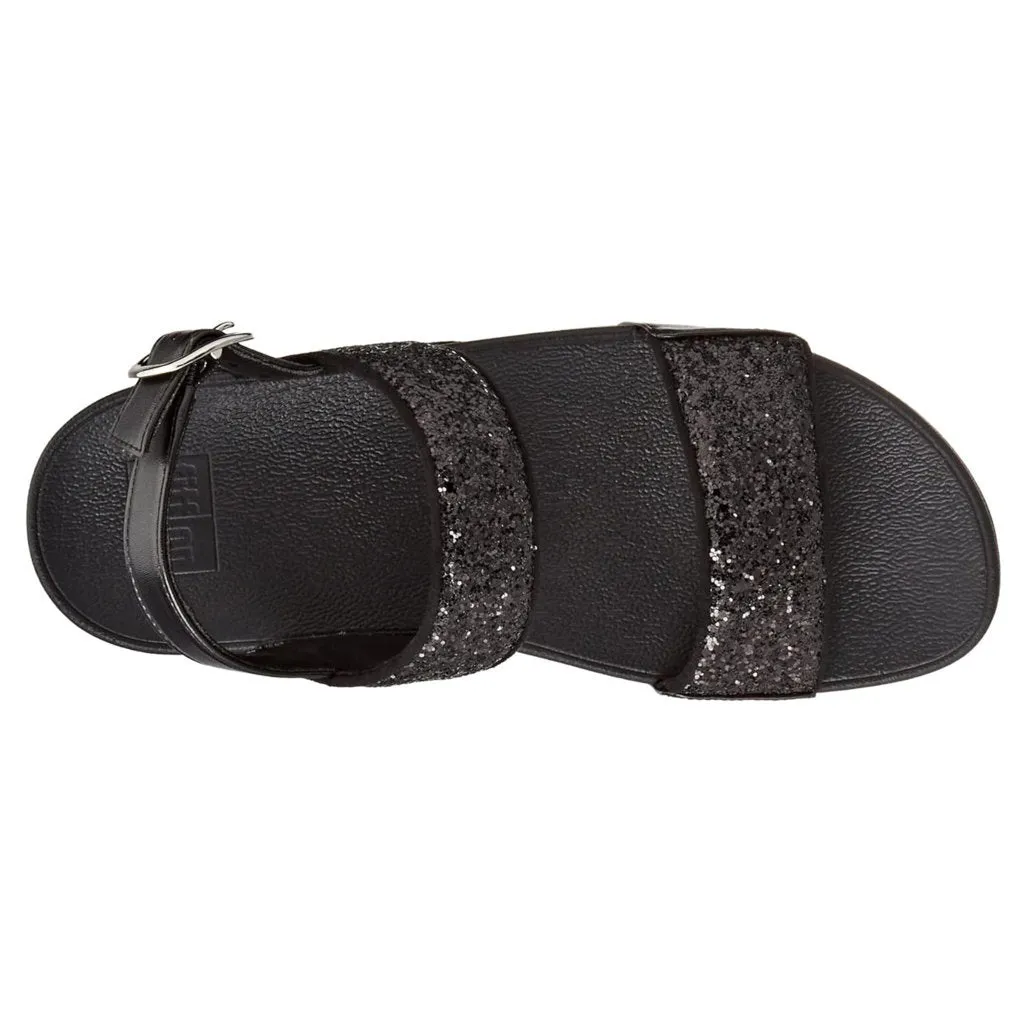 FitFlop Lulu Glitter Synthetic Women's Back Strap Sandals