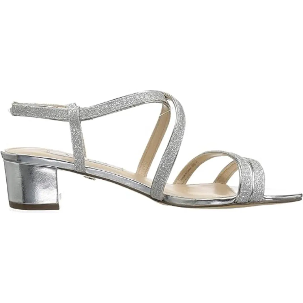 Gaelen Silver Glitter Nina Sandals