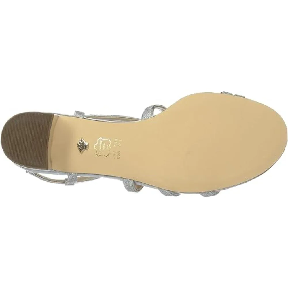 Gaelen Silver Glitter Nina Sandals