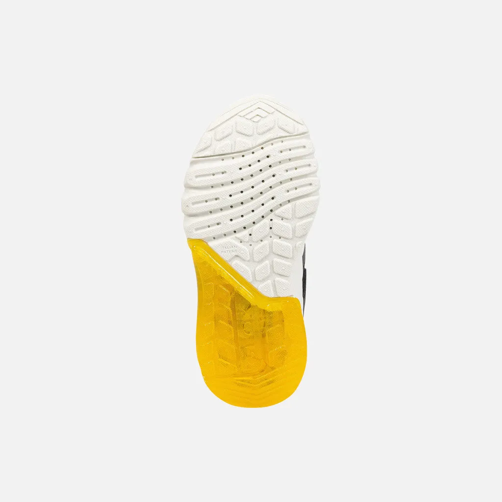 Geox Kids Super Mario Light Up High Top Trainers - Black / Yellow