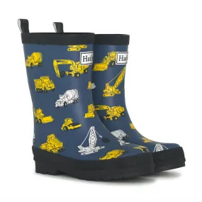 Hatley Kids - Boys Under Construction Matte Rain Boots