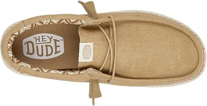 Hey Dude Wally Canvas Wide Tan 41785-265