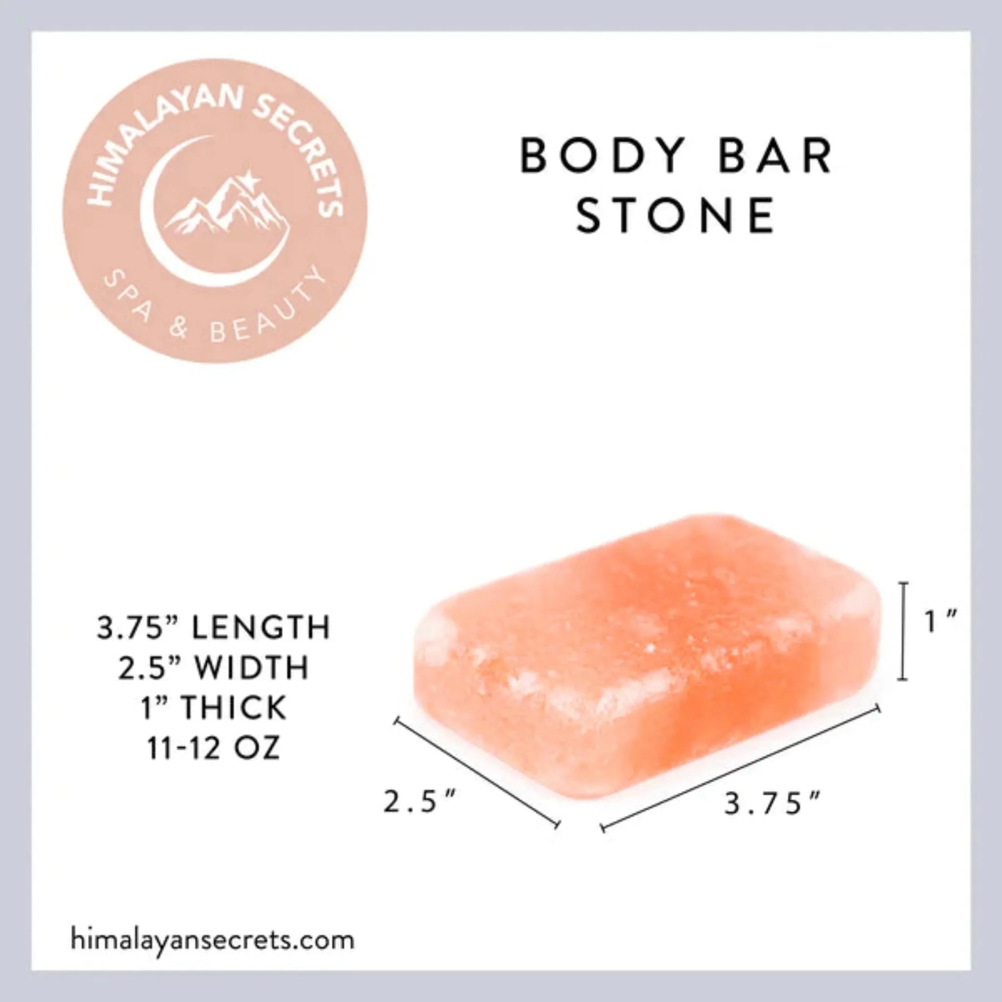 Himalayan Salt Massage Stones - Soap Bar