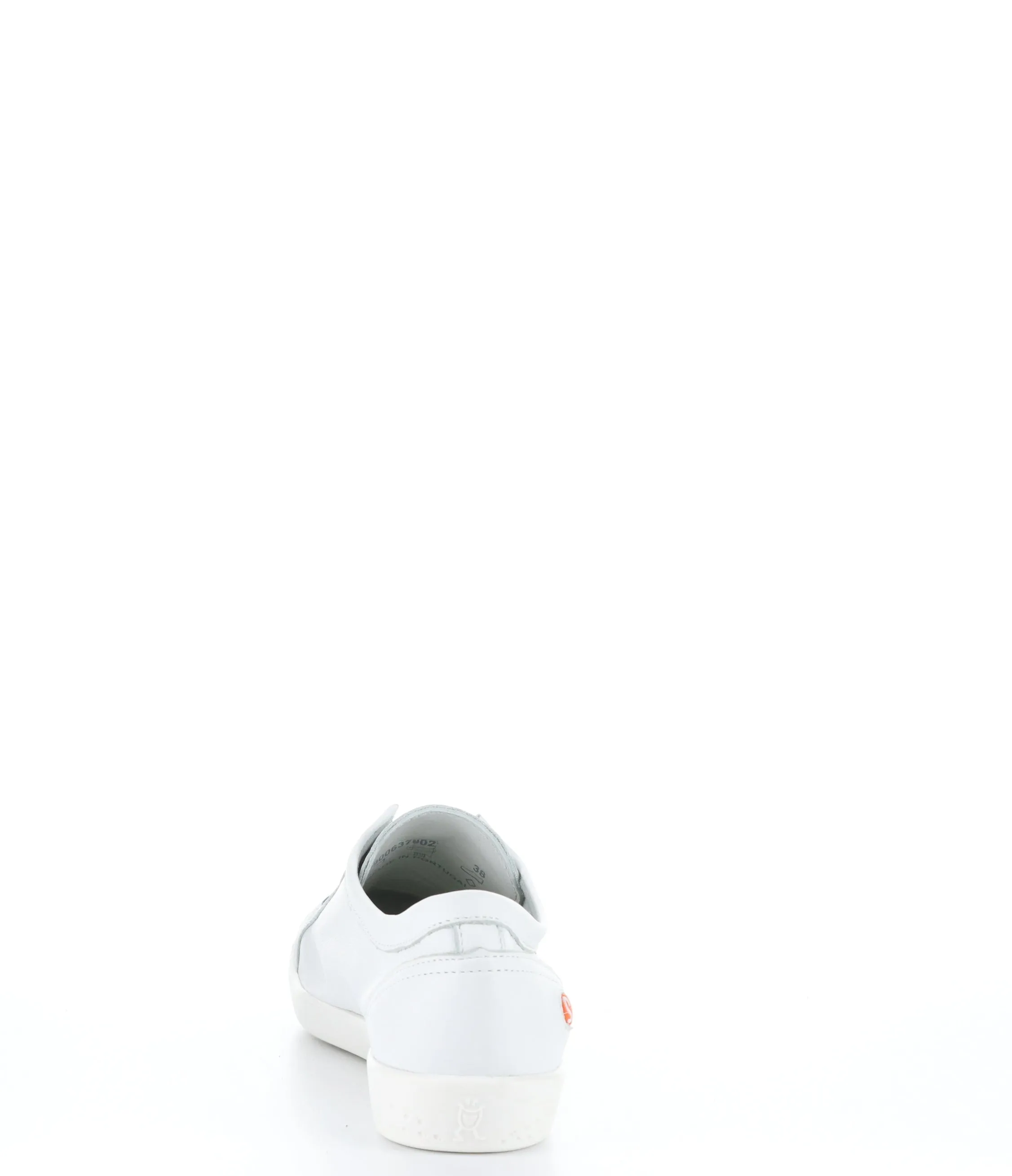 IRIT637SOF Smooth White W/ Blue Elastic Slip-on Trainers