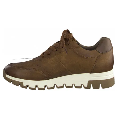 Jana  Wide Fit Trainers - 23769-27 - Tan