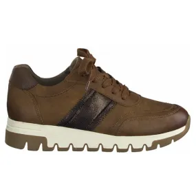 Jana  Wide Fit Trainers - 23769-27 - Tan