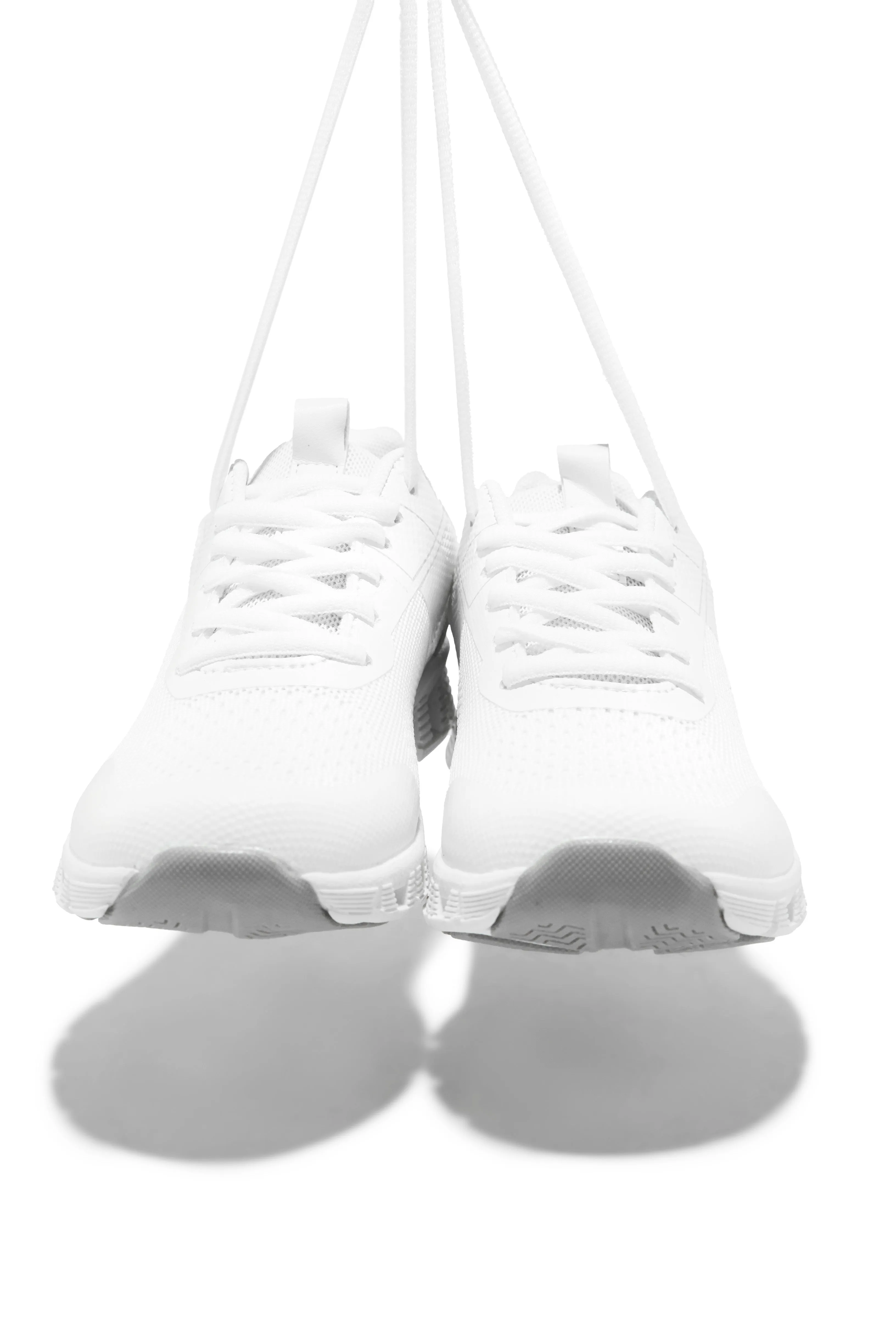 Jet Setter Lace Up Sneakers - White