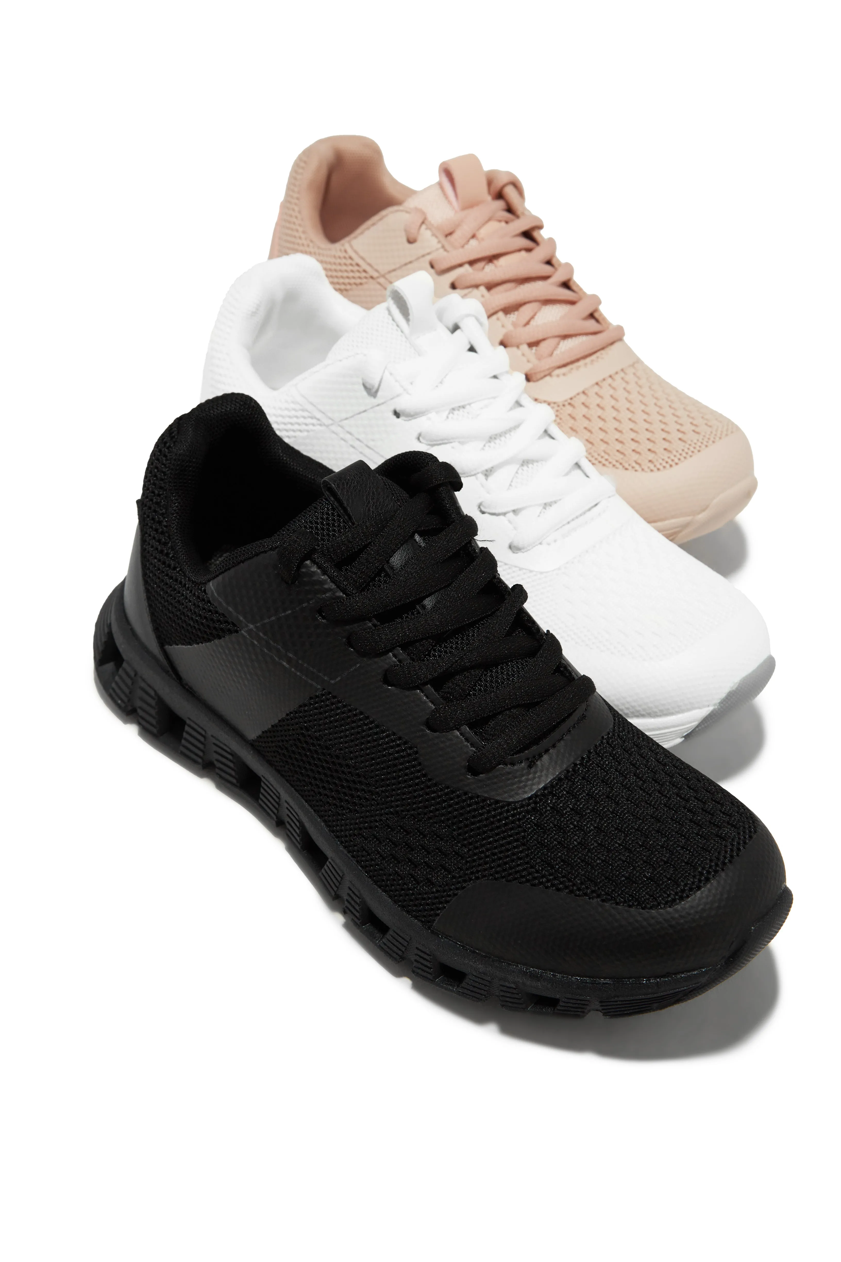 Jet Setter Lace Up Sneakers - White