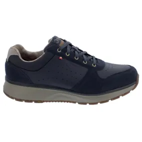 Joya Dynamo Classic Velour Leather Men's Wide Trainers